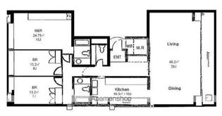 ヒルズ葵【402号室】の間取り