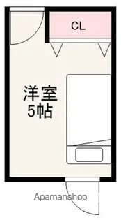 CREUS(クリアス)【105号室】の間取り