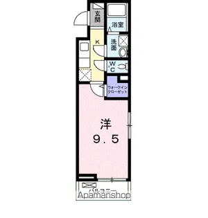 フロース・ケラシー【3階】の間取り