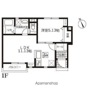 リーブルファイン赤堀【1階】の間取り