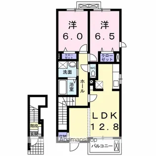 ファイン・ステージB【2階】の間取り