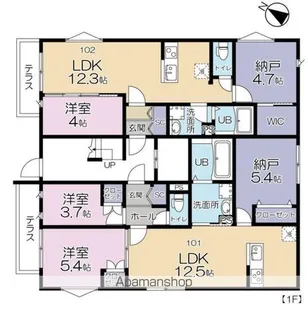 EST FELICITA 押上【1階】の間取り