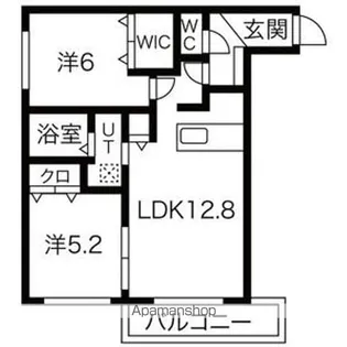 Park Village Sapporo【1階】の間取り