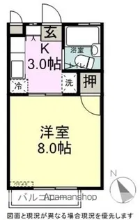 エスケーパレス【201号室】の間取り