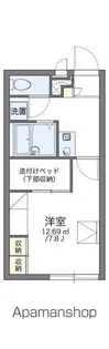 レオパレスJOY【202号室】の間取り