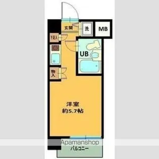 パーク・ノヴァ横浜阪東橋弐番館【10階】の間取り