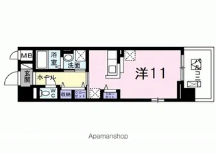 ヴォロンティエ【7階】の間取り