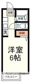 サンライズ国吉田【1階】の間取り