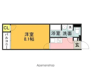 クレイノレグルスⅡ【102号室】の間取り