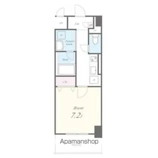 ボーデュキャナル幅下【1階】の間取り
