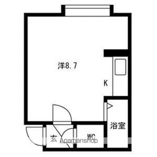 シティーハイム八軒A【2階】の間取り