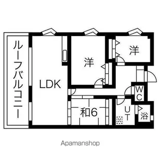 テラスハウゼェ小笹【2-A号室】の間取り