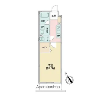 レオ四拾八番館【3階】の間取り