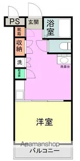 カーサミラ音羽【105号室】の間取り