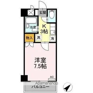 ネオシティー長町【6階】の間取り