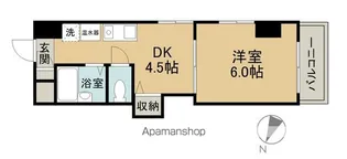 レジデンス東雲【202号室】の間取り