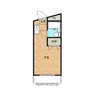 優香学生寮【103号室】の間取り