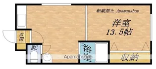トロピカルハイツ桂岡【403号室】の間取り