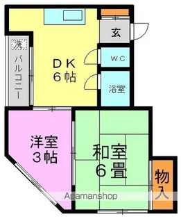 リバプールマンション【5階】の間取り