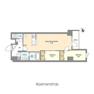 アルファコート曳舟2【1階】の間取り