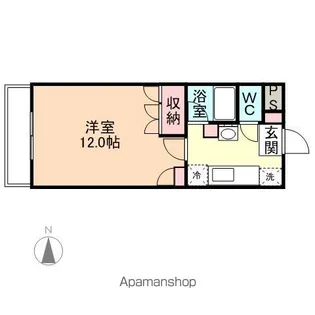 グランヴィア堀川【406号室】の間取り