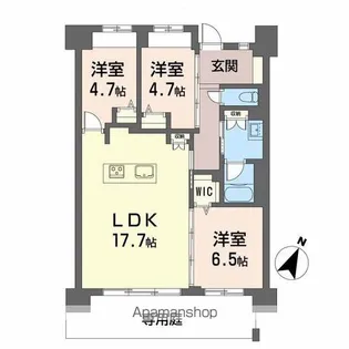 3LDKの間取り画像