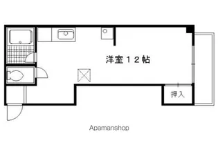 オークウッドハウス【3-G号室】の間取り