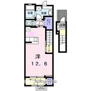 アルドール ⅢーA【2階】の間取り