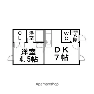 吉野ハイツ2【106号室】の間取り