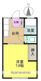 スカイコーポ【102号室】の間取り