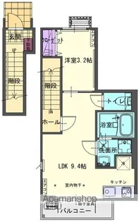 ERALDO Ⅰ【203号室】の間取り
