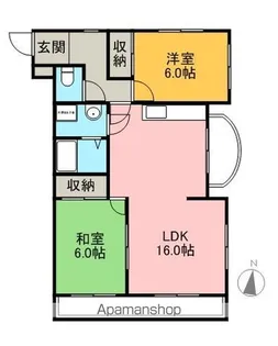 セントラル宮本【2階】の間取り