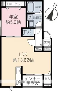 ハイドレンジア【1階】の間取り