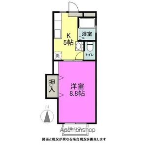 新谷ハイツ【203号室】の間取り