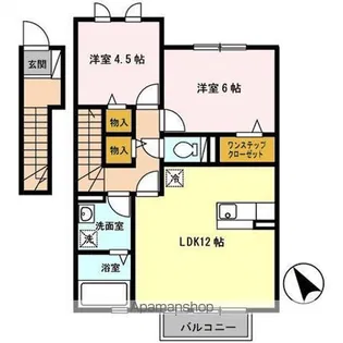 ユウハイツⅢ【201号室】の間取り