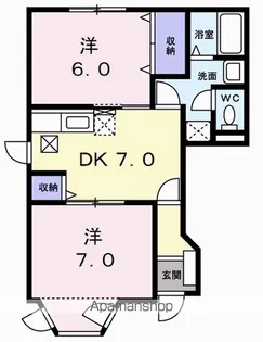 クレアールⅠ【1階】の間取り