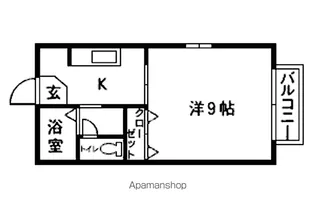 セジュール・イソラ【201号室】の間取り