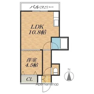 ベルトピア帯広Ⅲ【2階】の間取り