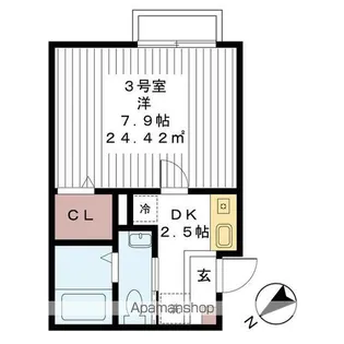 ヴィラ イル マーレ【1階】の間取り