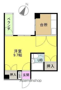 サンモール天王崎【405号室】の間取り
