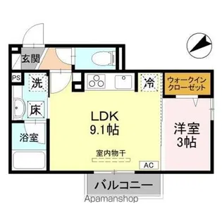 ツインリーフ【1階】の間取り