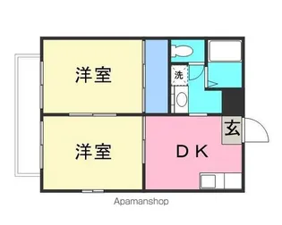 ドエルみなみ【103号室】の間取り