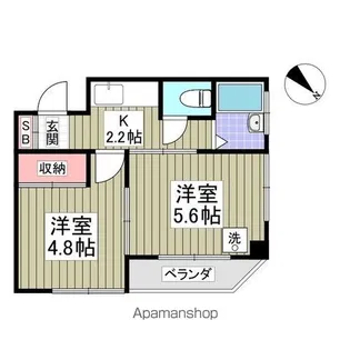 メゾンアニースティー【3階】の間取り