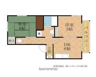 ヨークS【2階】の間取り