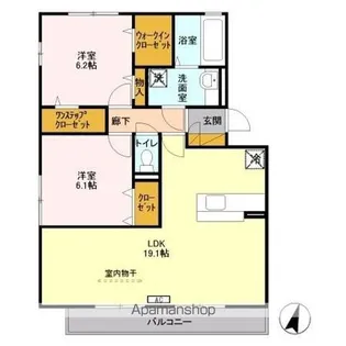 プレセア ガーデン【3階】の間取り