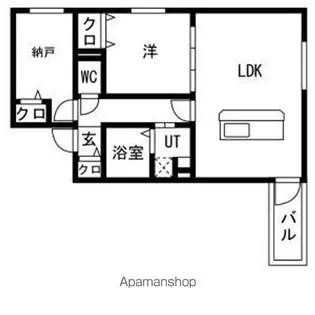RUSCELLO守山【1階】の間取り