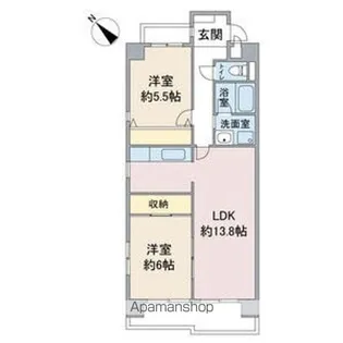 WISTERIA社台A.HOUSE【1階】の間取り