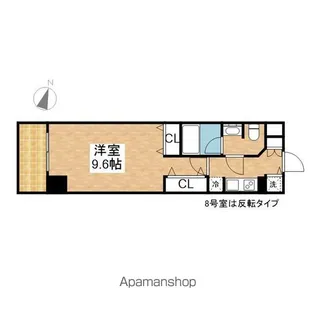 セノアタワー泉【8階】の間取り