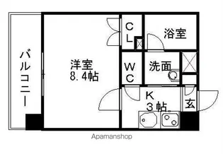 シティライフ明が丘【3階】の間取り