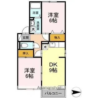 レイクヒル’96【1階】の間取り